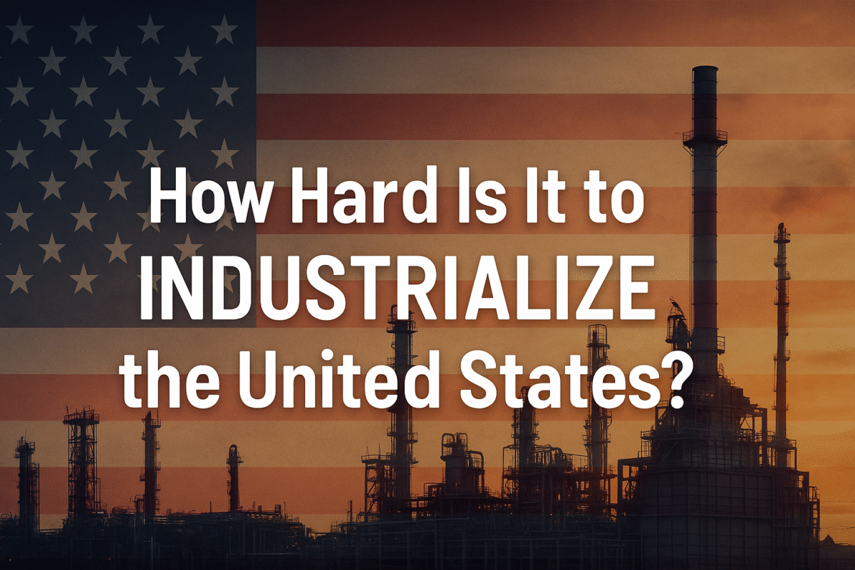 How Hard Is It to Reindustrialize the United States?