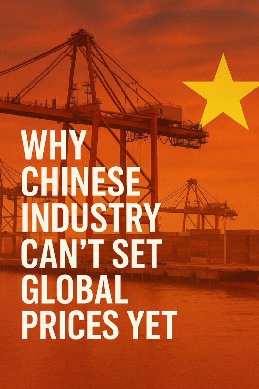 Why Chinese Industry Still Can’t Set Global Prices
